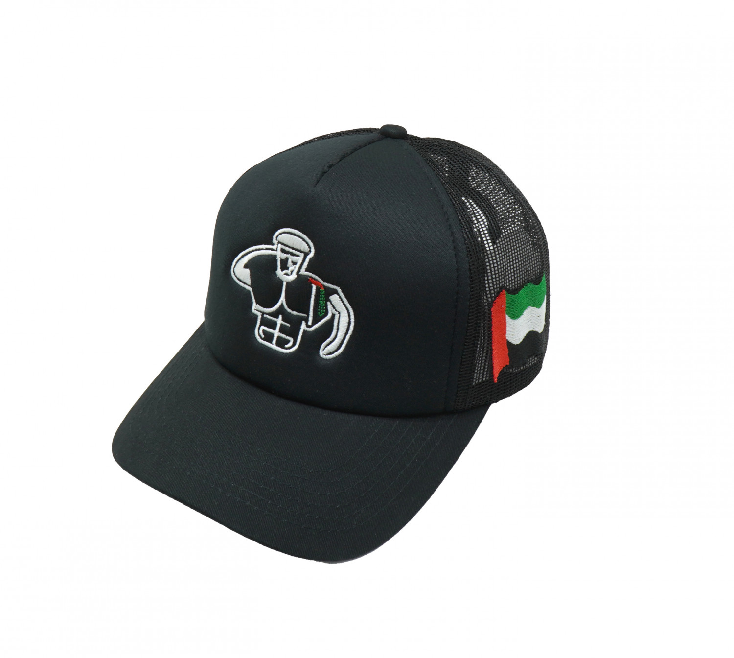 Malahi Land UAE Nation Embroidered Cap - Black