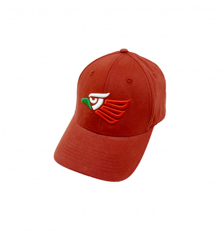 Malahi Land Fly Eagle Embroidered Cap - Red