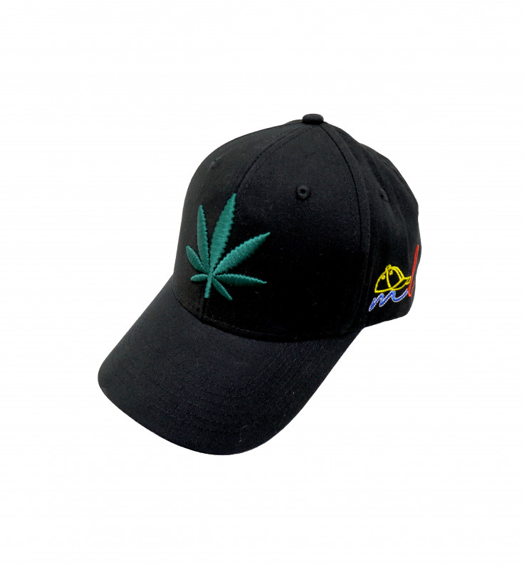 Malahi Land Hip Hop Embroidered Cap - Black
