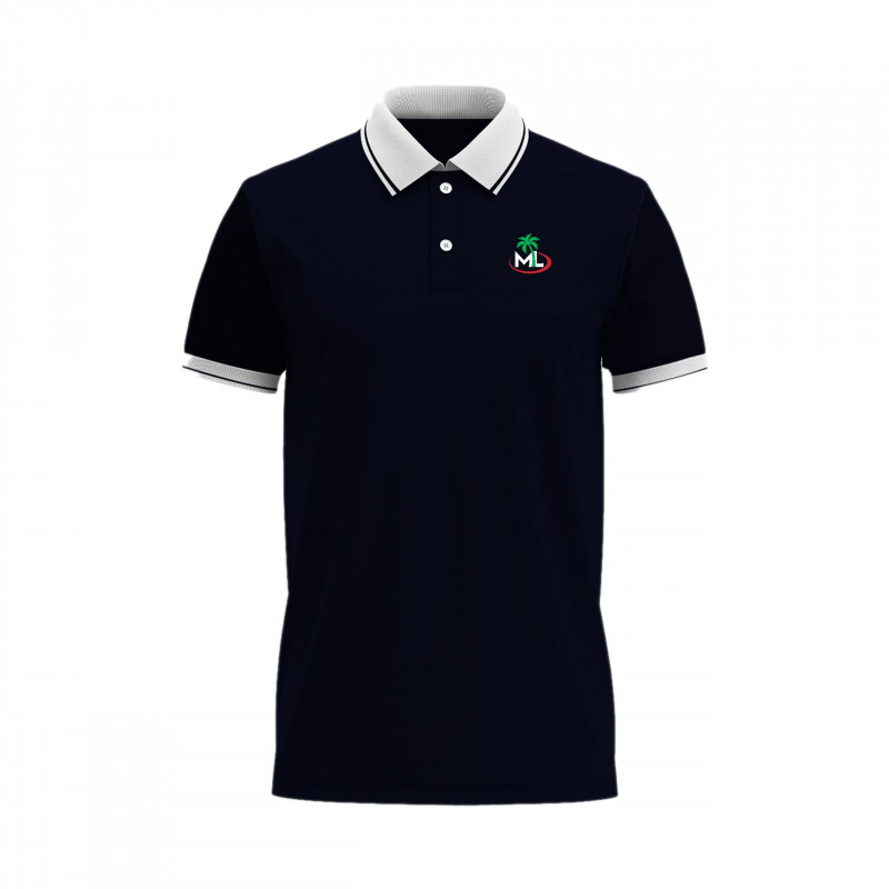 Malahiland Original Mens Premium Polo Tshirt Solid Black