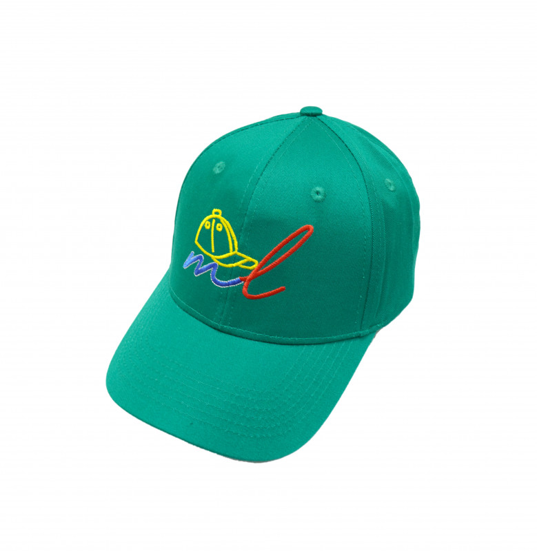 Malahi Land Origin Brand Logo Embroidered Cap - Green