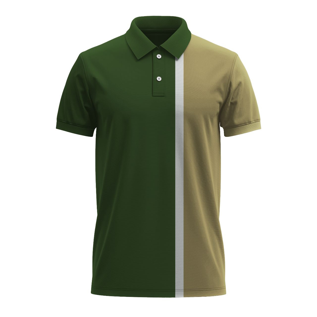 Natural Fit Mens Premium Polo Tshirt Green